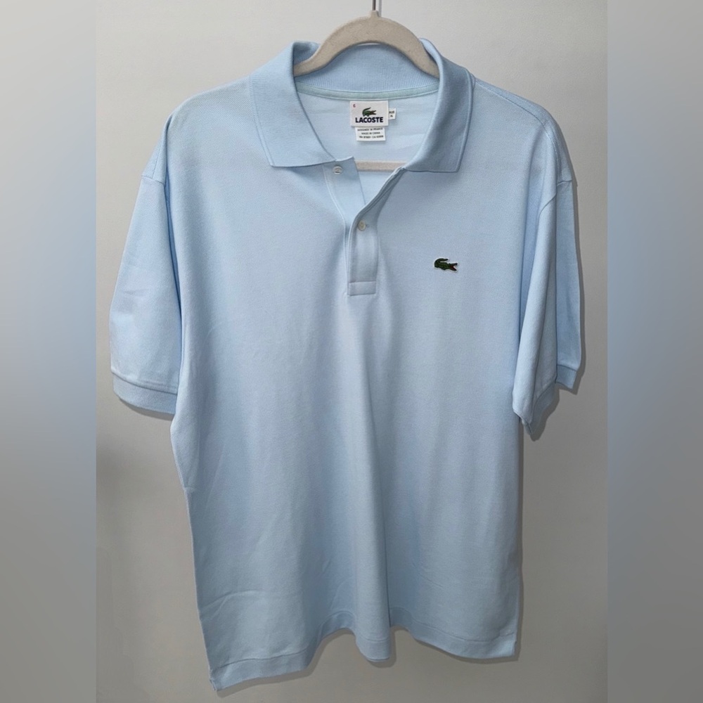 Lacoste Men’s Polo Shirt in Light Blue, Size‎ XL